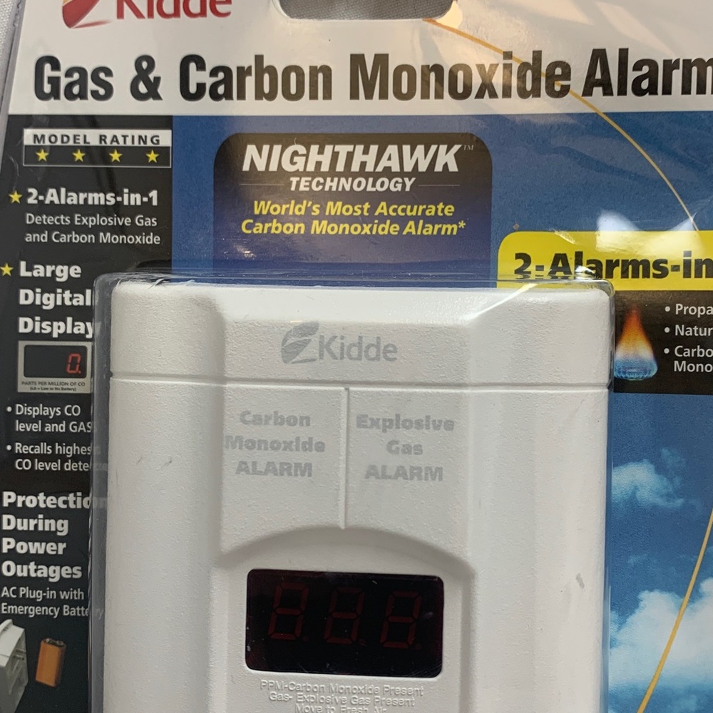 Kidde Gas & Carbon Monoxide Alarm with Digital Display - Picture 2 of 9